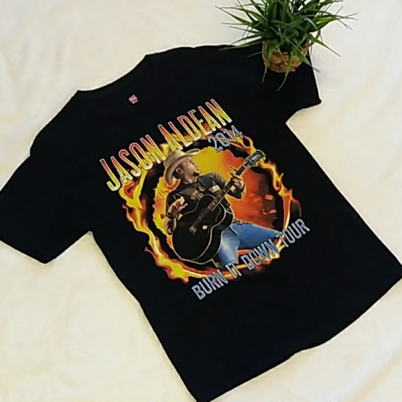 Hanes Other - Jason Aldean 2014 tour tee shirt